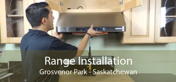 Range Installation Grosvenor Park - Saskatchewan